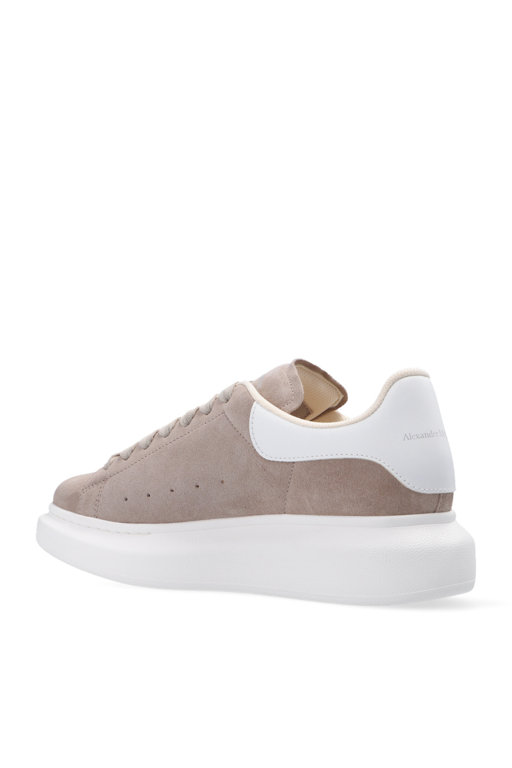 Alexander mcqueen larry hot sale white leather trainers